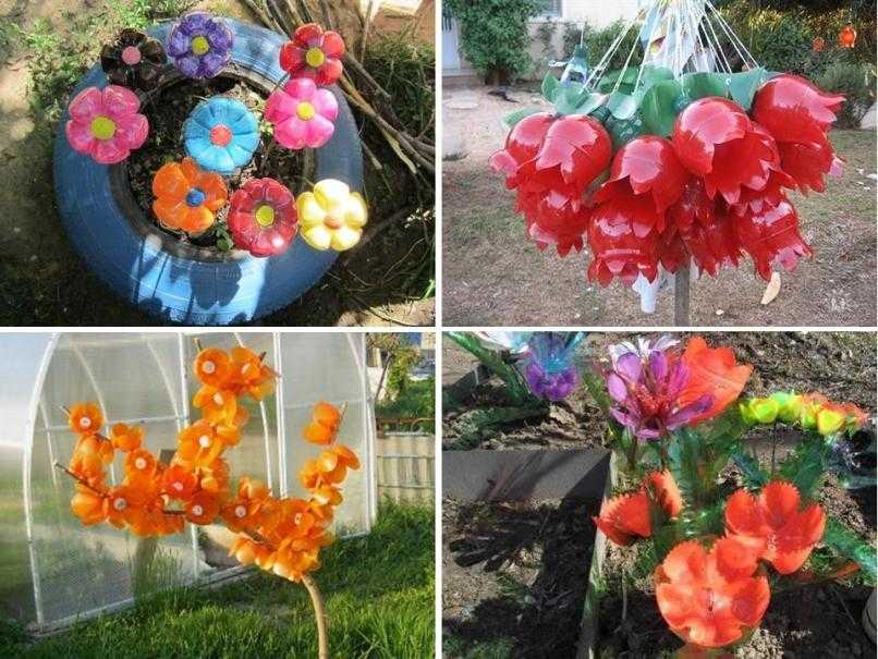 Лебеди из пластиковых бутылок для сада своими руками