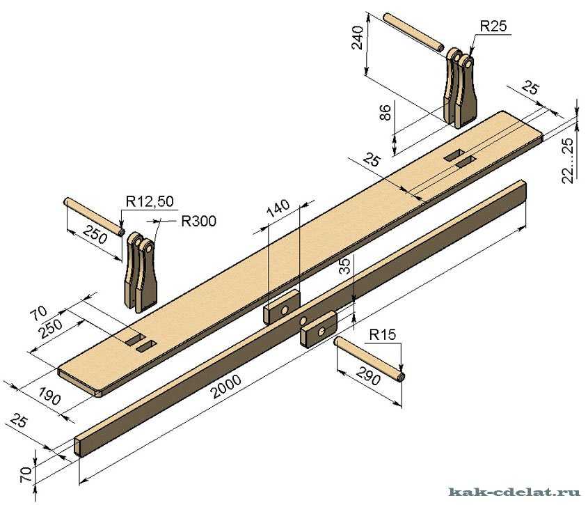 Качели для детей своими руками из дерева чертежи
