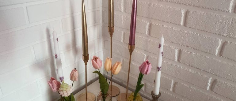 Восковые свечи как форма природного света в пространстве