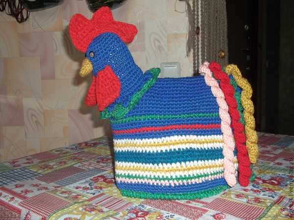 Грелка на чайник крючком