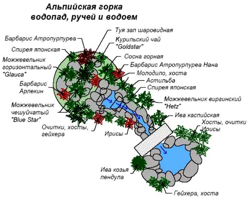 Альпийская горка: идеи дизайна