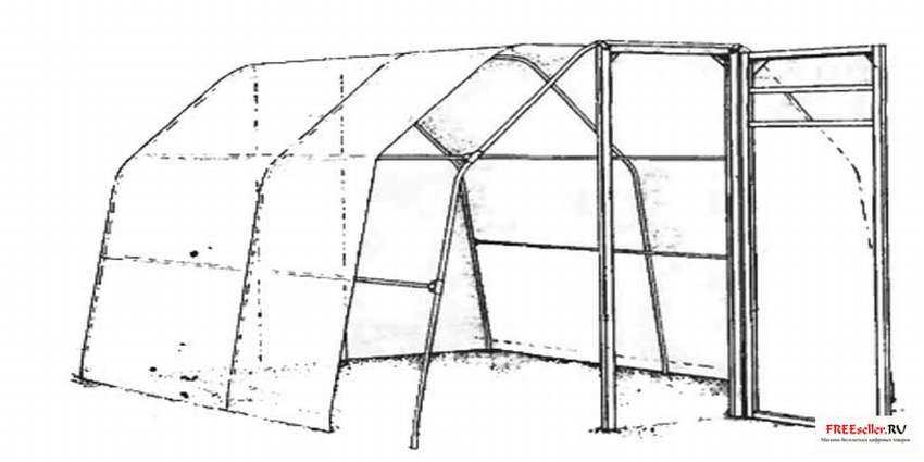 Парник из пластиковых труб своими руками чертежи