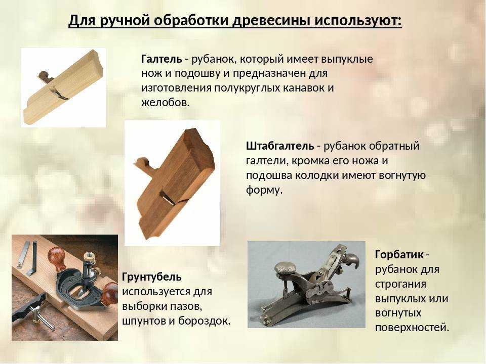 Назначение и виды рубанков – уникального инструмента для обработки древесины