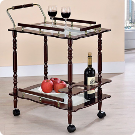 В этом обзоре автор предлагает изготовить своими руками простой выдвижной столик на колесиках, который можно будет ставить рядом с кроватью