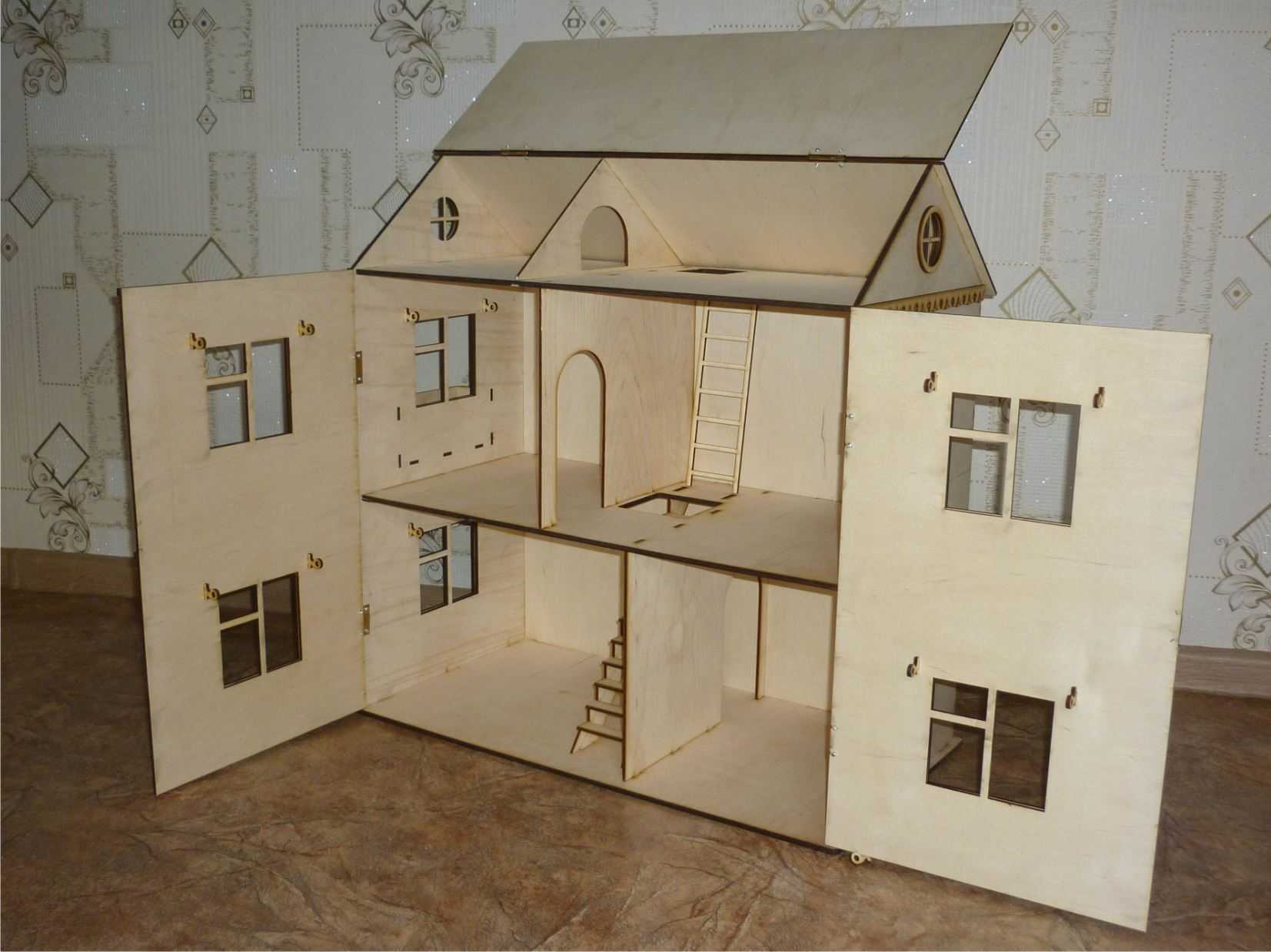 Макеты домов из картона своими руками. дом из бумаги
