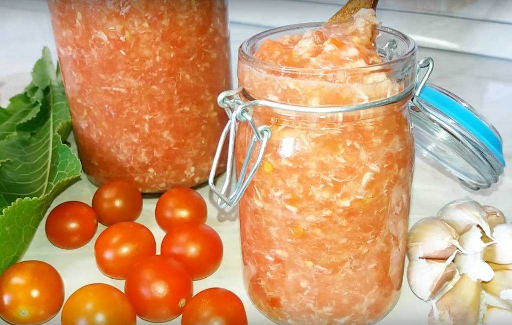 9 лучших рецептов хреновины с помидорами и чесноком на зиму