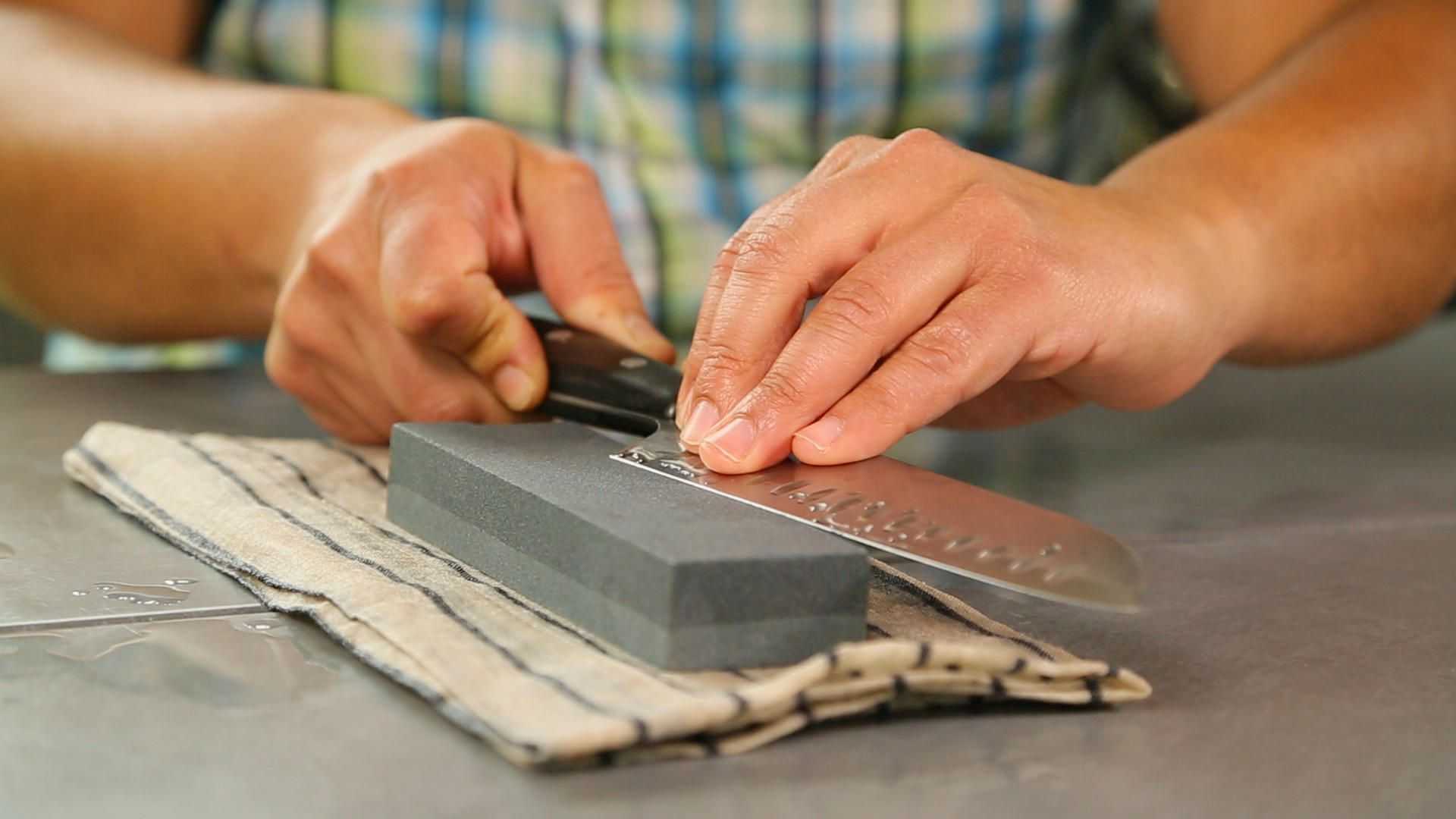 Заточка домашних ножей