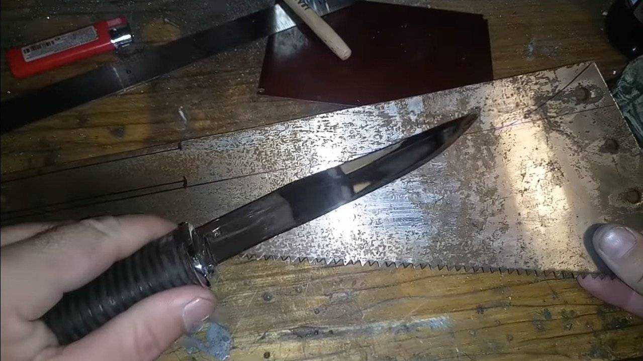 Как сделать спуски на ноже в домашних условиях