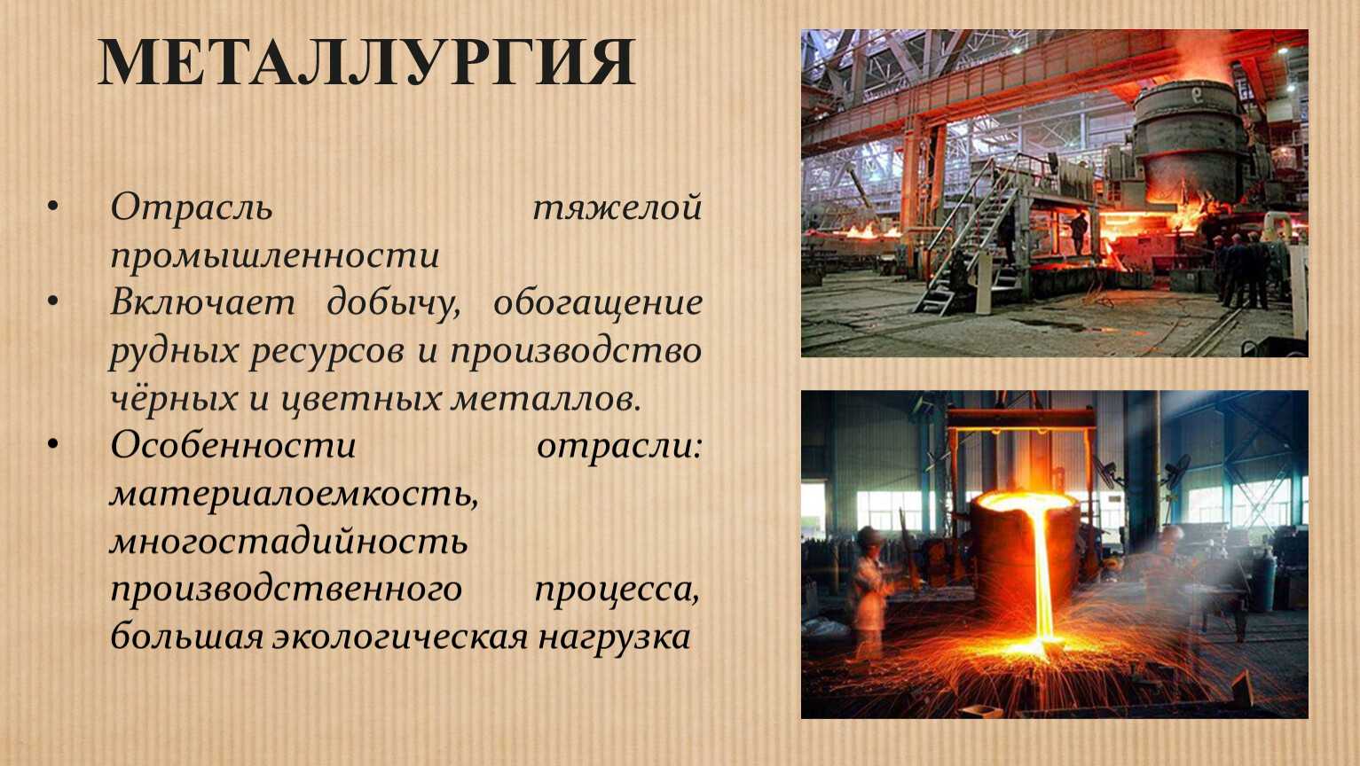 Современные тенденции развития черной металлургии