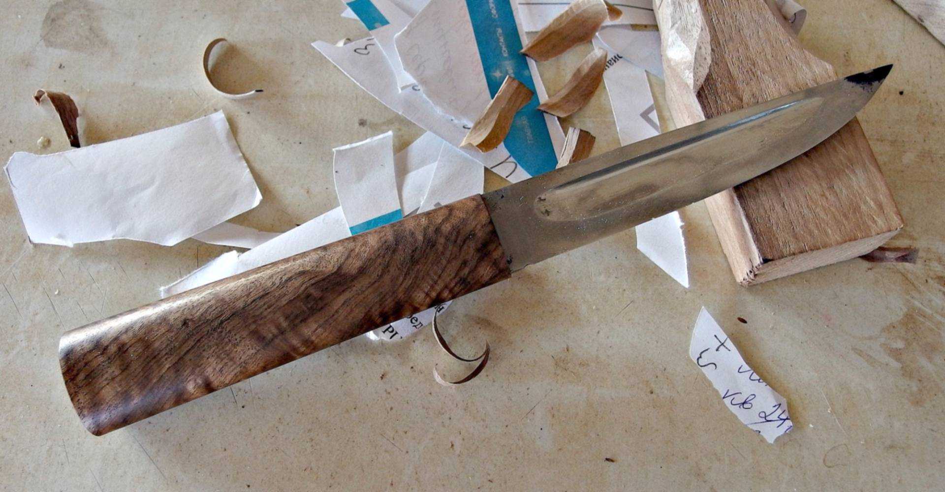 Как сделать ручку для ножа в домашних условиях, монтаж рукояти из дерева