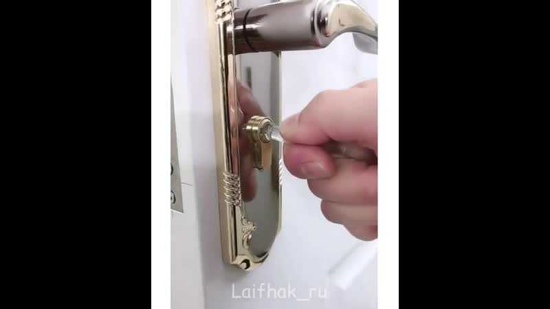 Как вытащить сломанный ключ из личинки замка двери: видео