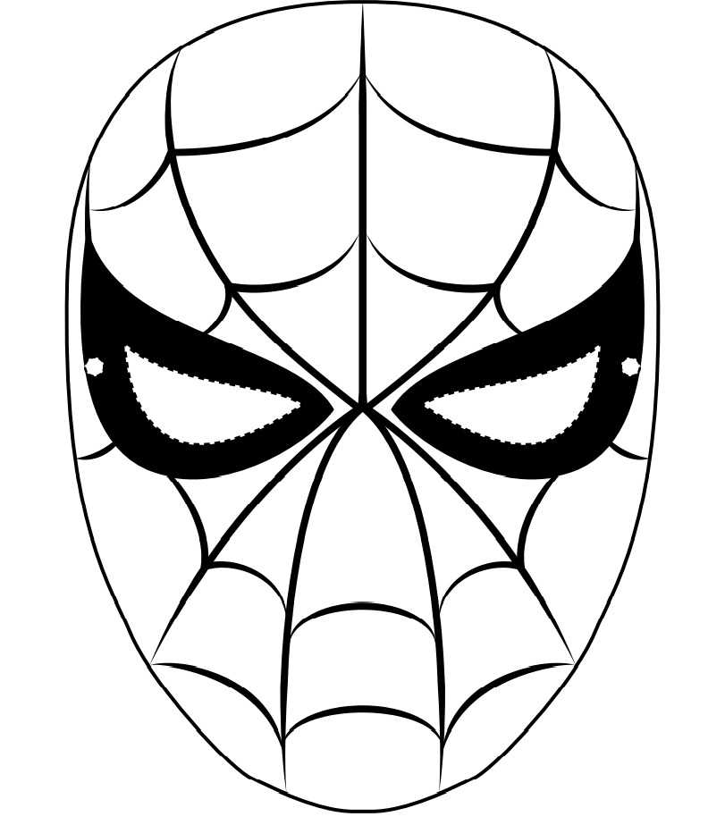 Человек паук маска из бумаги. как сделать маску человека-паука из бумаги, ткани, картона, шапки своими руками: выкройки, схемы, шаблоны