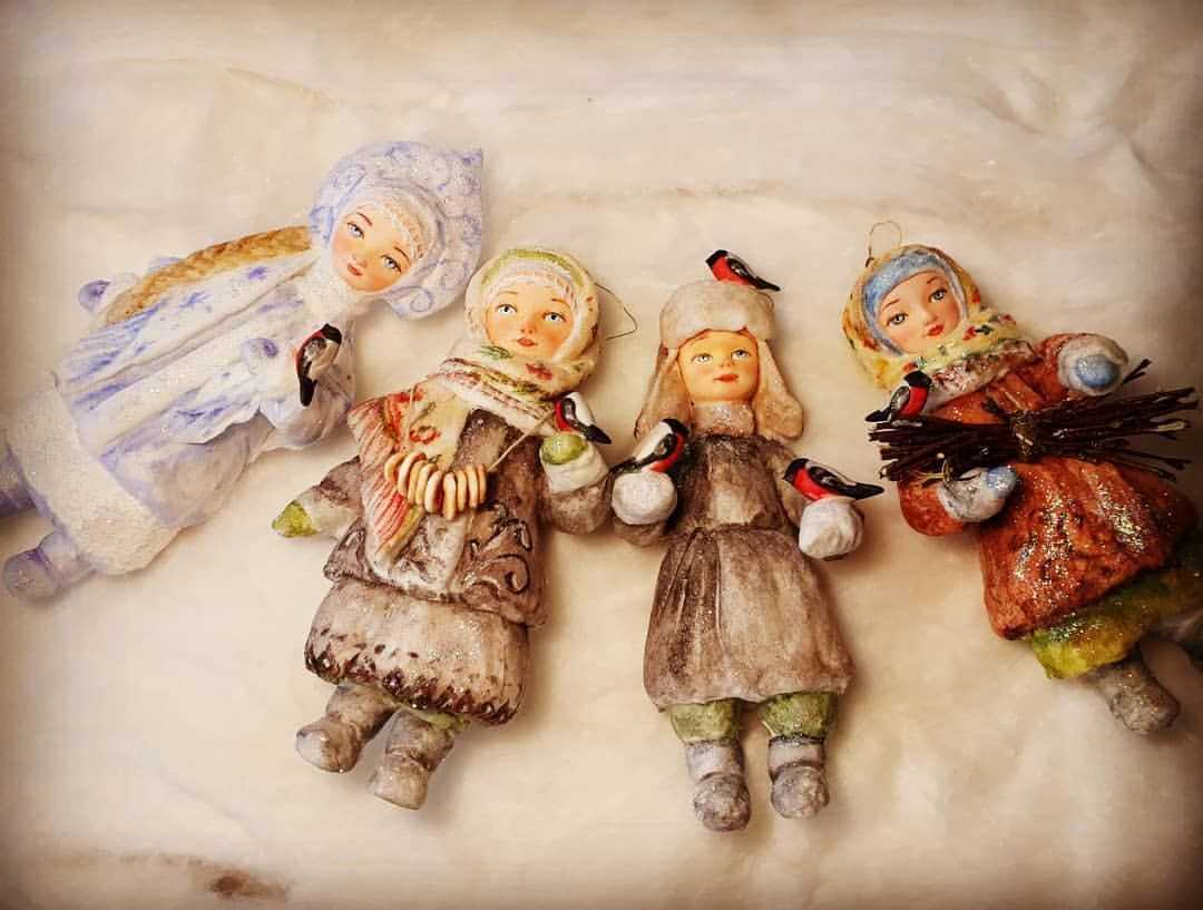 Кукла из ваты мастер. Ватные игрушки в русском стиле.