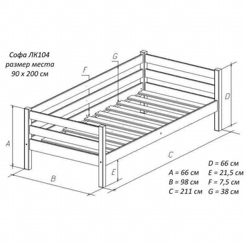 Детская кровать своими руками чертежи