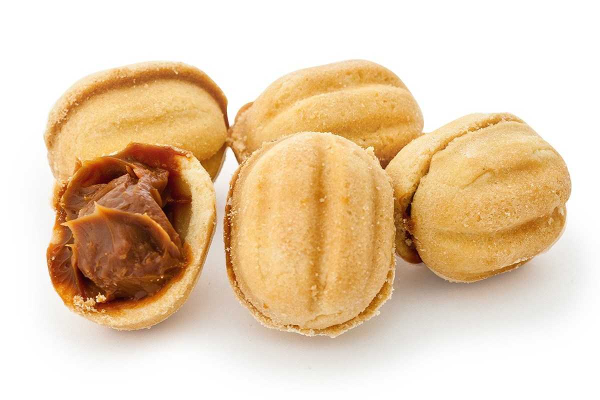 Печенье орешки со сгущёнкой – рецепт как в детстве
