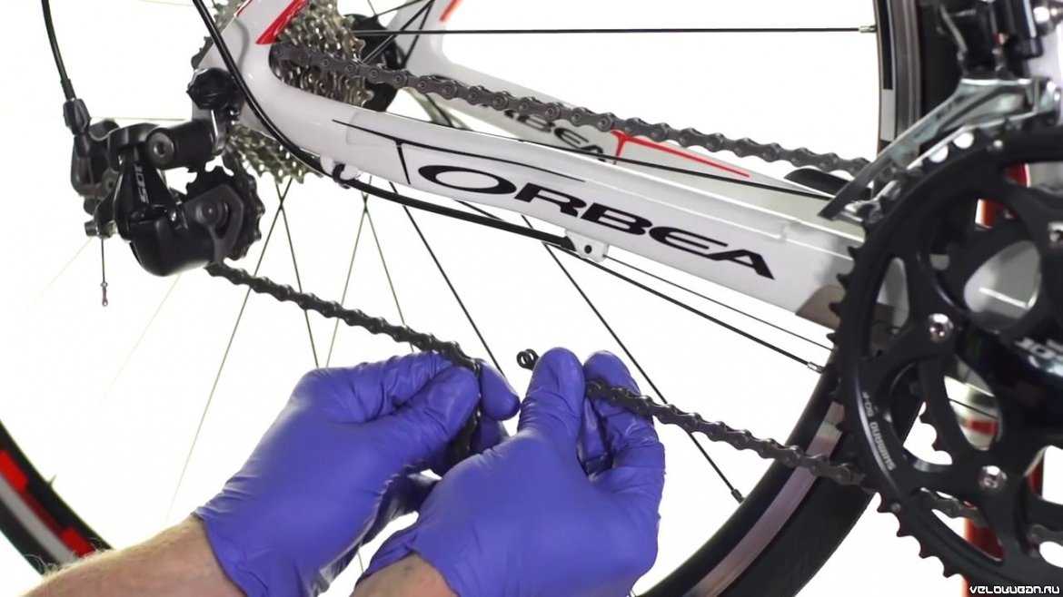 Как снять замок с велосипедной цепи без выжимки