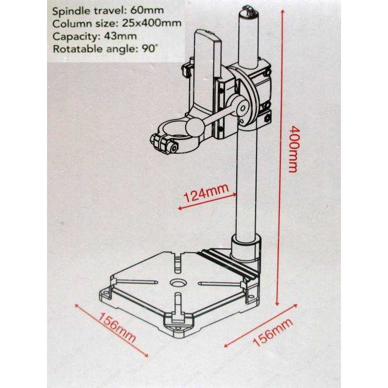 Самодельная стойка для дрели: чертеж для изготовления своими руками, крепление вертикальной стойки