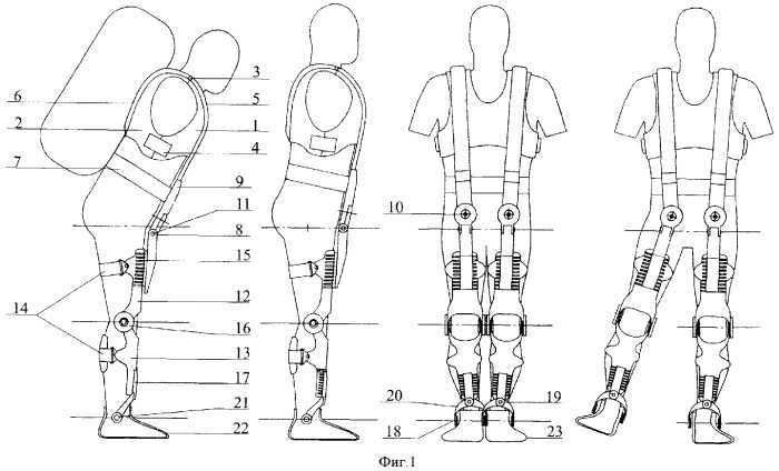 Чертеж экзоскелета