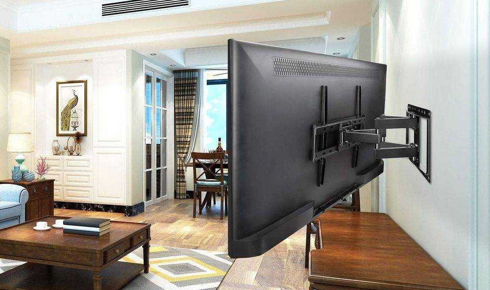 Как повесить телевизор на стену:  типы кронштейнов, установка на гипсокартон