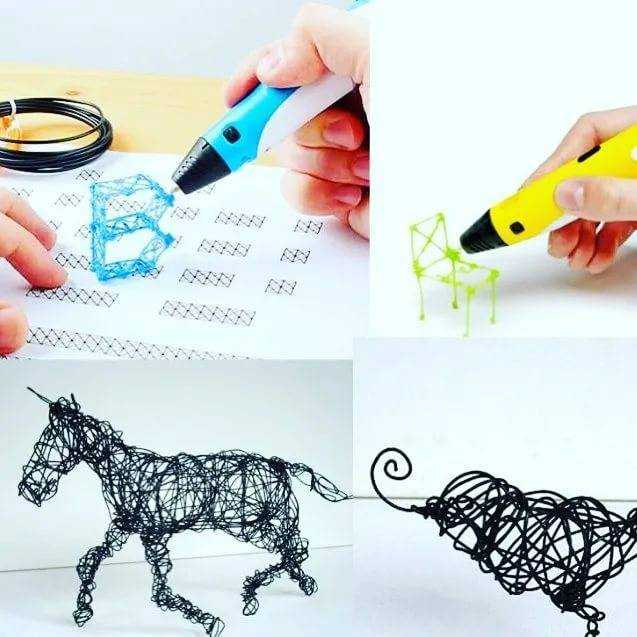 Как пользоваться ручкой 3д, как рисовать 3d ручкой, как нарисовать дом 3д ручкой