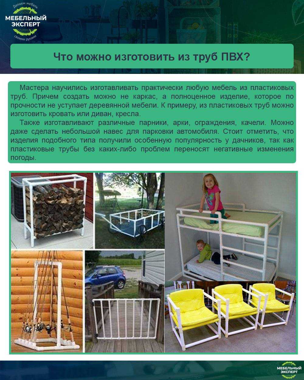 Вешалка из труб пвх своими руками: пошаговые инструкции, фото