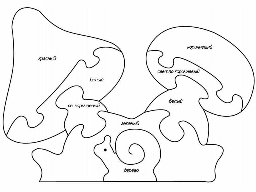 Пазл из дерева своими руками чертежи