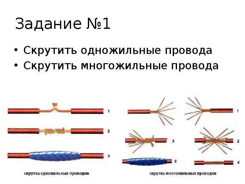 Семь способов соединения проводов