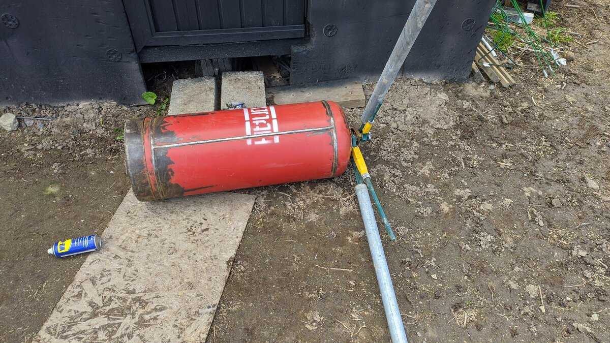 Как открутить клапан газового баллона